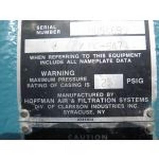 Used Hoffman Centrifugal Blower Model 67106A5, 5 Stage #41570