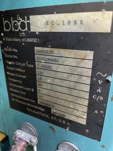 Used Lavatec BB&B 5 lane small piece stacker