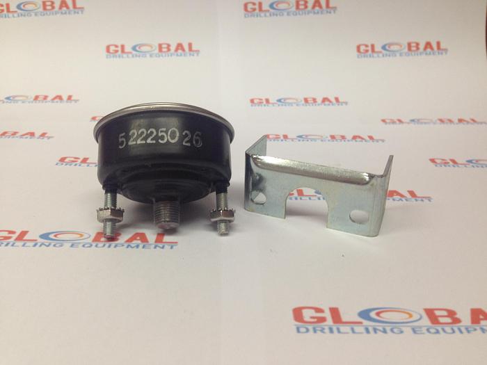 Item B&H-0015 : Gauge Oil Pressure, 0-125PSI for Ingersoll-Rand / Atlas Copco T4 / RD20 Drill Rig
