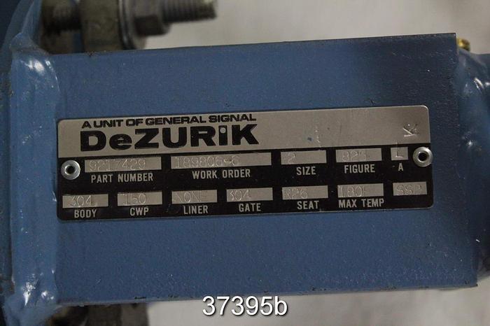 Unused Dezurik 2" Hand Operated Knife Gate Valve, 9217429, Unused #37395