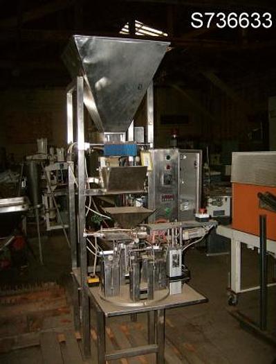 Used Filler, Bag, Rotary, 4 Station, S/st, Vibratory Feeder #S736633
