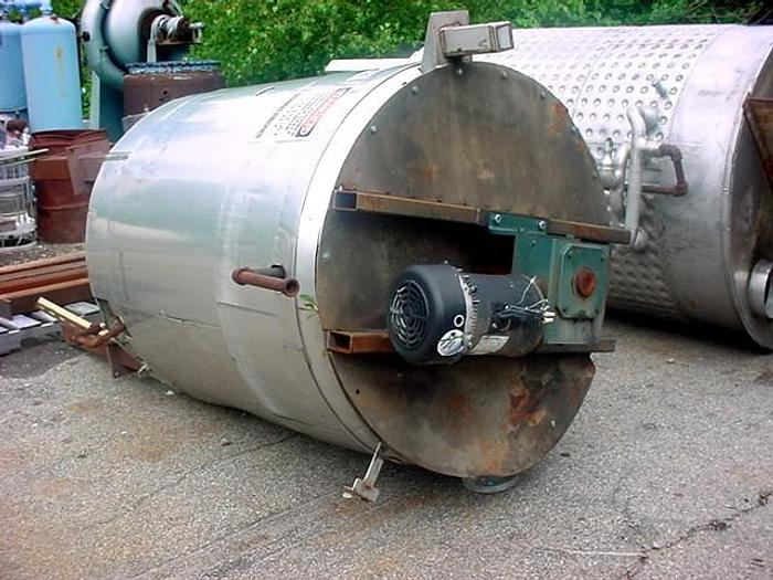 Used 500 GALLON EVANS AND SONS PROCESS TANK - S/S - JACKETED