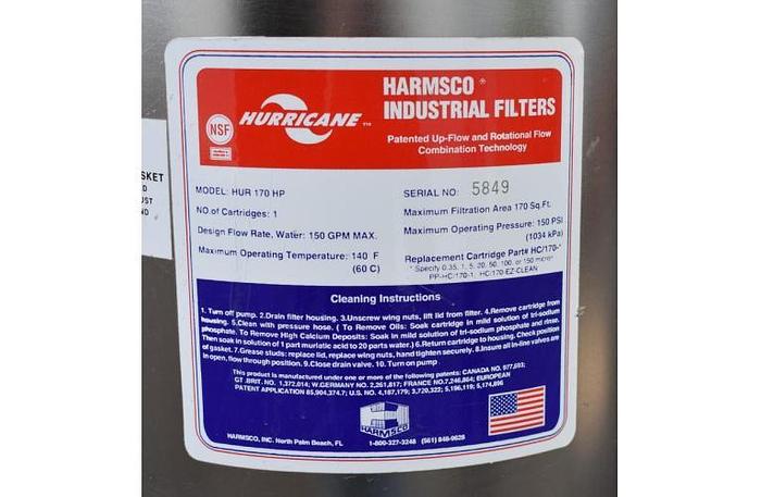 D'occasion USED FILTER, CARTRIDGE TYPE, 2" INLET/OUTLET, STAINLESS STEEL