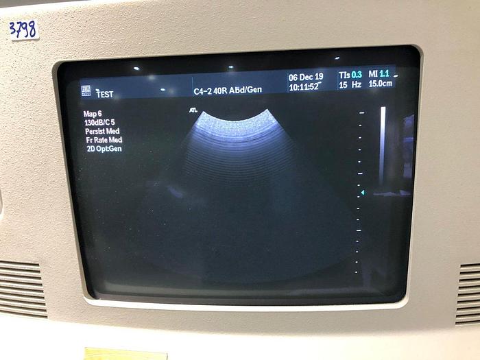 Used 2000 Philips ATL HDI 3500cv Ultraschallgerät Farbdoppler mit 3 Sonden und Fußschalter