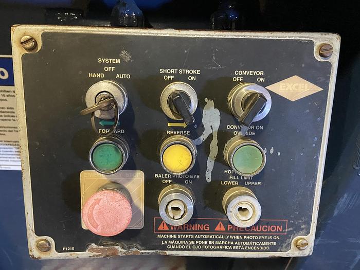 Used EXCEL EX60-2 HORIZONTAL BALER 20 HP RECONDITIONED 2016