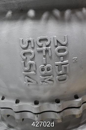 Unused Bettis UK G01012-M3HW 20" Hand Operated V-Ball Valve #42702