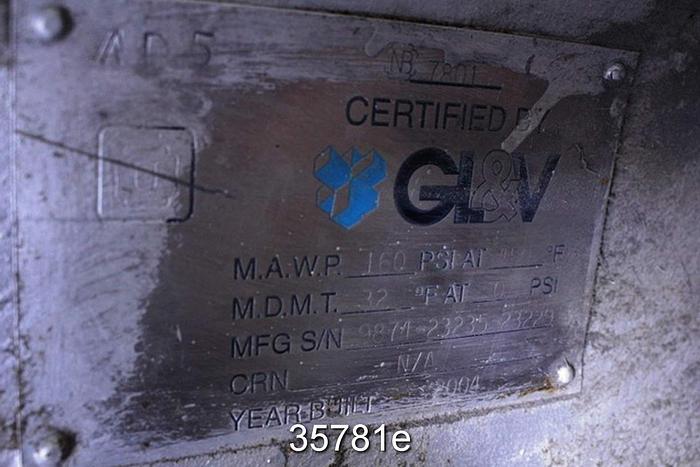 Used Gl&V Dryer Can, 99.5" Face width, 107" with Rope Ring #35781