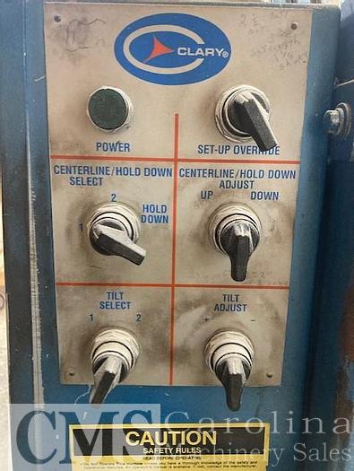 Used Clary Model 340 Component Saw