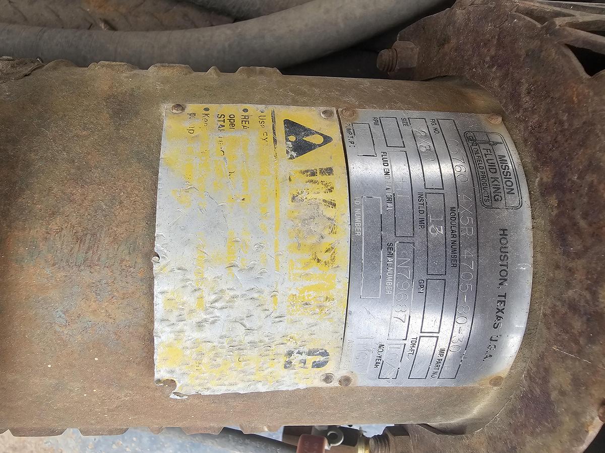 Used FLUID PUMP SPM TRIPLEX PUMP TWS250