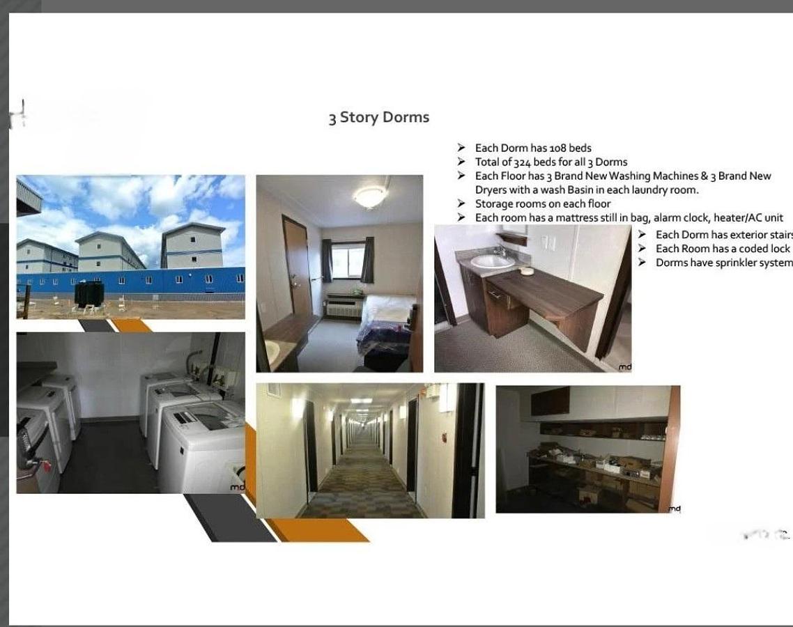 Used TOP OF LINE CAMP AVAILBLE , UNUSED 324 beds