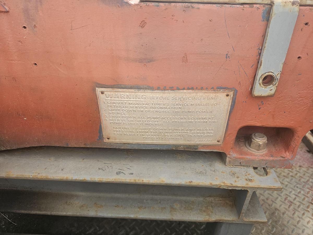 Used FLUID PUMP J16 TRIPLEX HELI PORTABLE