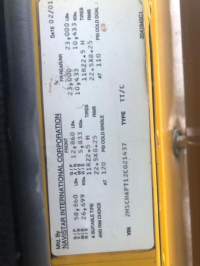 Used 2002 INTERNATIONAL 9900I 6X4 TRACTOR