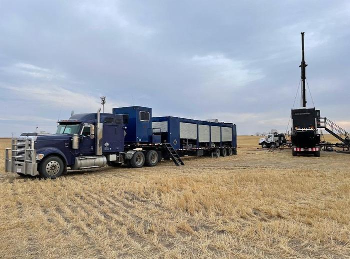 Used MOBILE HIGH PRESSURE NITROGEN MEMBRANE UNIT