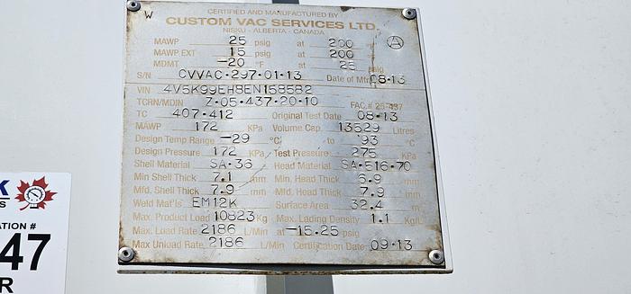 Used LOW HOUR MILEAGE KENWORTH VACUUM TRUCK