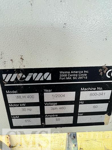 Used 2004 Weima WLH400 Grinder