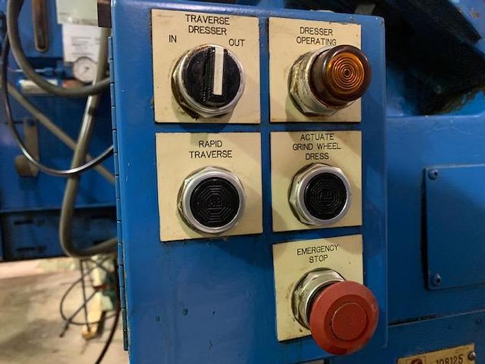 Used CINCINNATI MODEL 220-8 CENTERLESS GRINDER WITH PLC CONTROLS