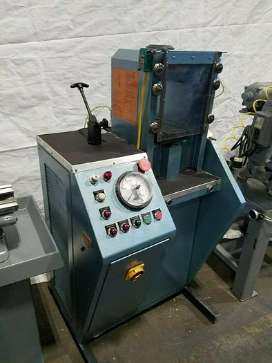 Used 210 Ton Mario DiMaio Hydraulic Coining Press Gold Silver Brass Aluminum