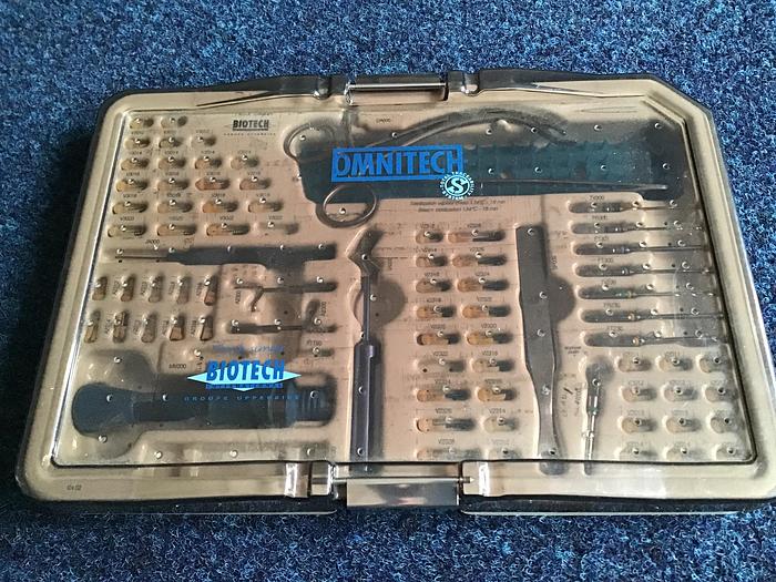 Used Omnitech Orthopedic instrument set