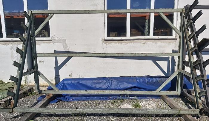 Gebraucht Langgut Schwerlastregal, 8 to Gesamtlast, ca. 3,6 x 1,5 x 2,2m hoch, , gebraucht