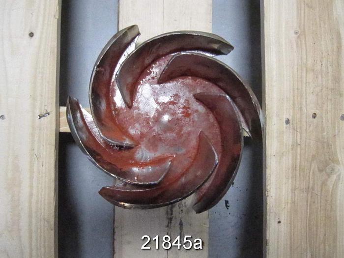 Used Goulds 3196 Impeller, 9.5", 6-Vane (For 4x6x10 Pump) #21845