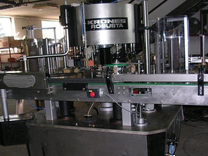 Used 1997 KRONES Filling line for NCD drinks in glass