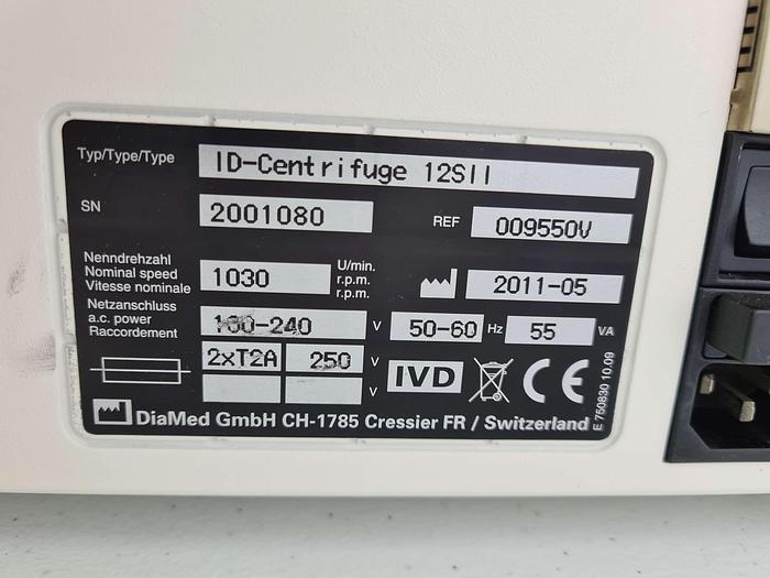 Used BioRad ID-Centrifuge 12 S II