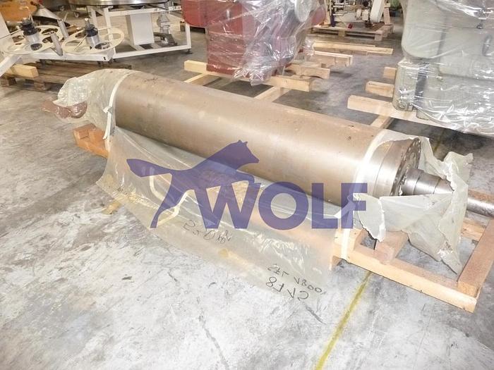 Used Replacement roller for five-high mill BÜHLER SFL-1800Part number UVZ-1000-487 with Neuschliff.