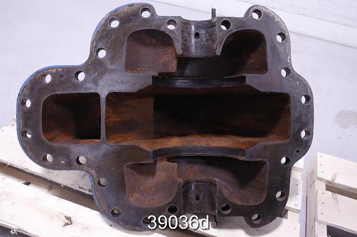 Used Goulds 3410 Split Case Pump, 10x12x12H, 7 Vane Impeller #39036