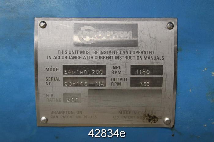 Used Prochem 54MDHDL200 Side Mount Agitator #42834