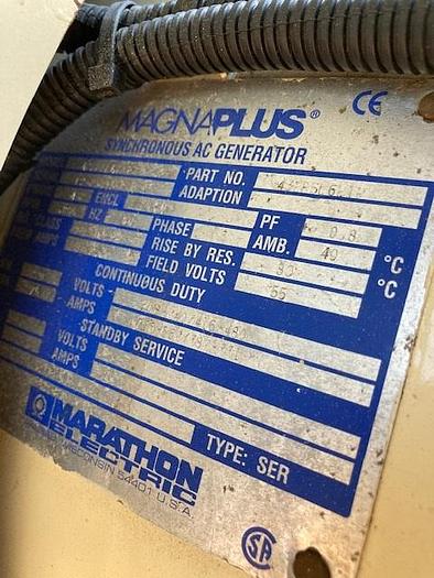 Used 2001 Kohler Generator 150kW Natural Gas Model 150RZD