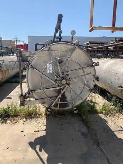 Used Reid Double Door Horizontal Retort 54" Dia. x 28' Long