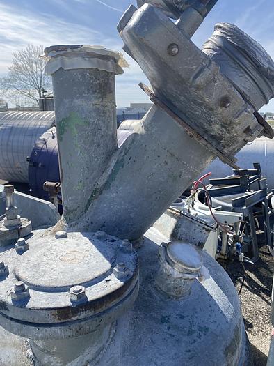 Used Littleford Model W-600 high intensity mixer with 600 liter capacity