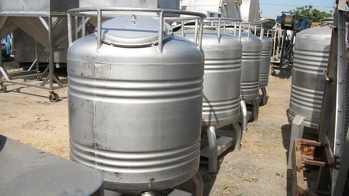 Used Tank, 211 Gallon, 304 S/st, 15 PSI, 39" x 36" #S741262
