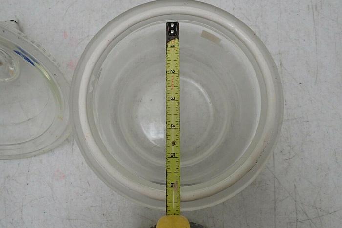 Used Jencons Leighton Dry Seal Laboratory Glass Desiccator w/ Lid, 6" Inside Diameter