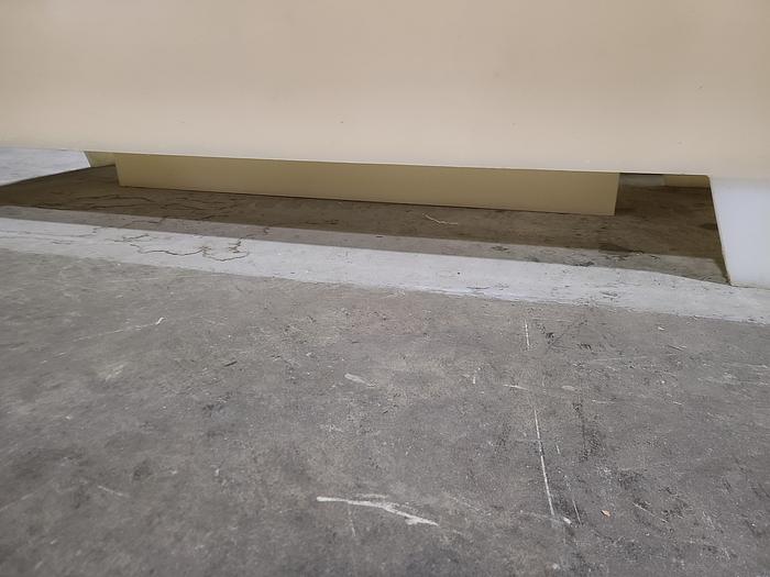 Used Polypro Tank Counter Flow Rinse side and bottom support 72" x 30" x 30"