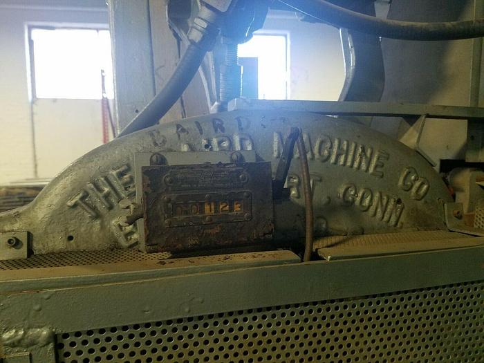 Used Baird 15 Ton Stamping Punch Press Made in USA Bridgeport CT