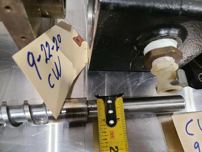 Used Screw & Barrel with Throat Assembly for Extruder Extruding Machine Complete Set