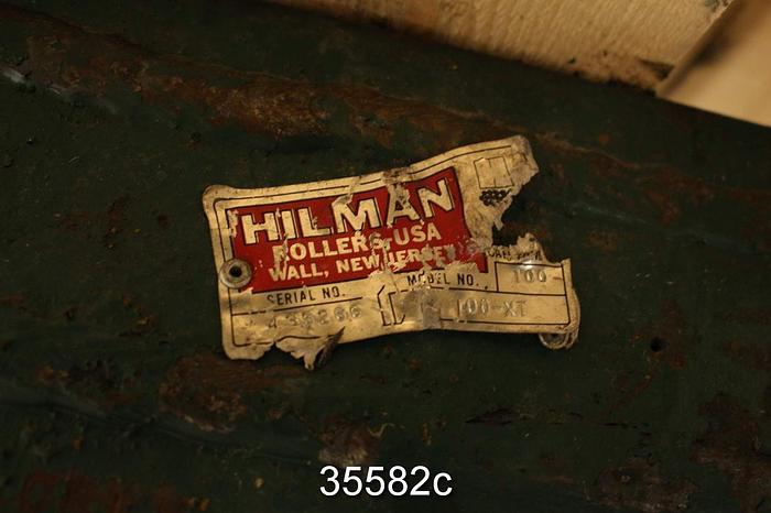 Used Hilman Rollers 100XT, 100 Ton Cap, Set #35582