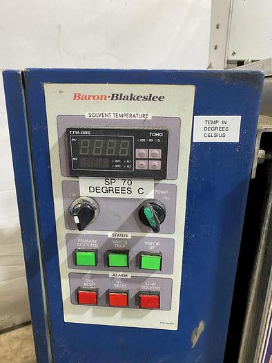 Used Baron Blakeslee Vapor Degreaser Model: MLR-216E Vapor Degreaser