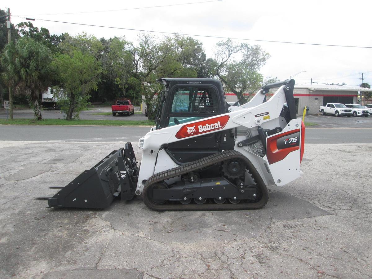 Used 2026 Bobcat T76 Skid Steer with Tilt Trailer