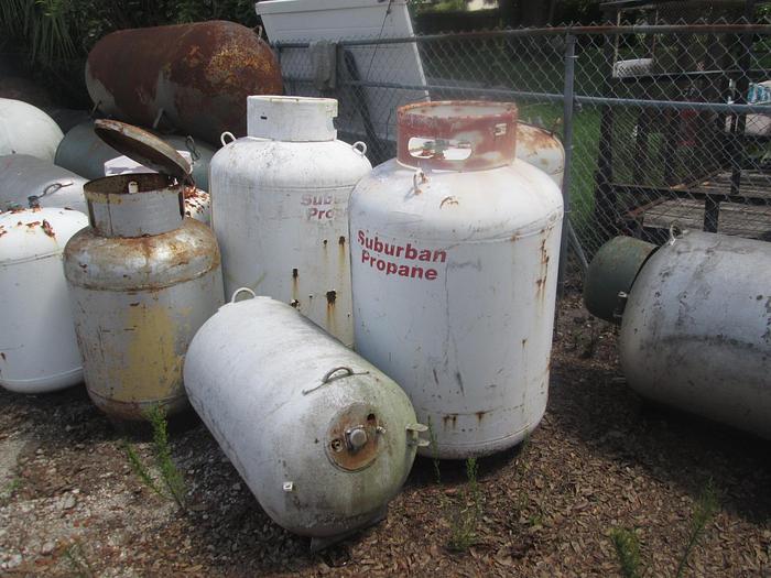 Used 65 Gallon-120 Gallon Propane Tank