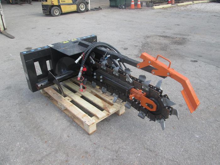 New 48" Skid Steer Trencher Attachment