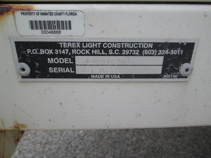 Used Terex Portable Light Tower