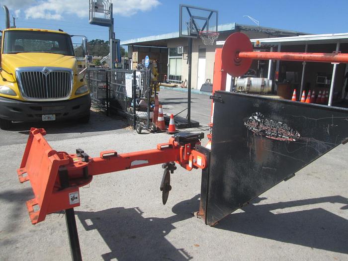 Used 48" Skid Steer Silt Fence Plow
