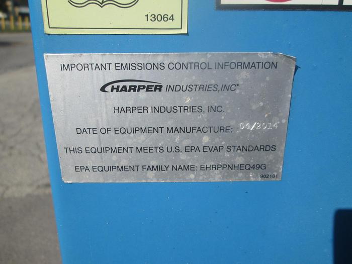 Used 2014 Harper TV40 Industrial Lawn Vacuum