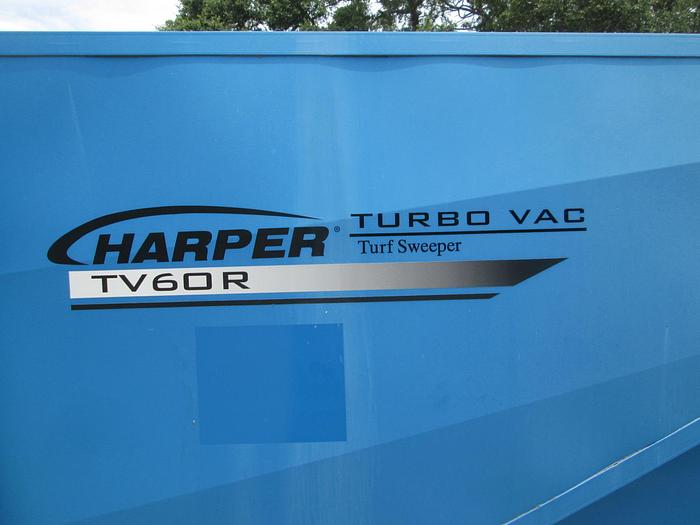 Used 2010 Harper TV60R Pull Behind Turf Vac