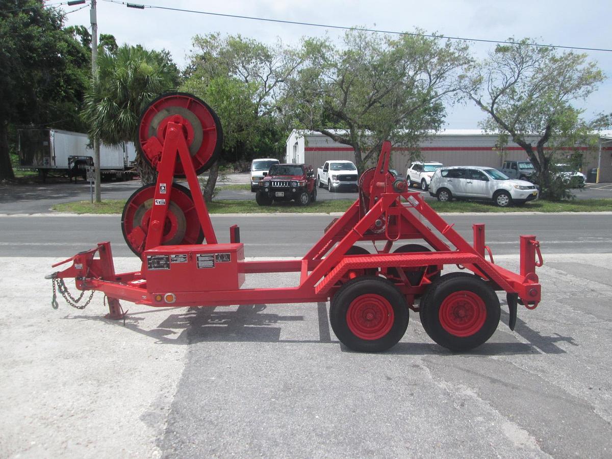 Used TSE T30/36 Bull Wheel Cable Reel Trailer