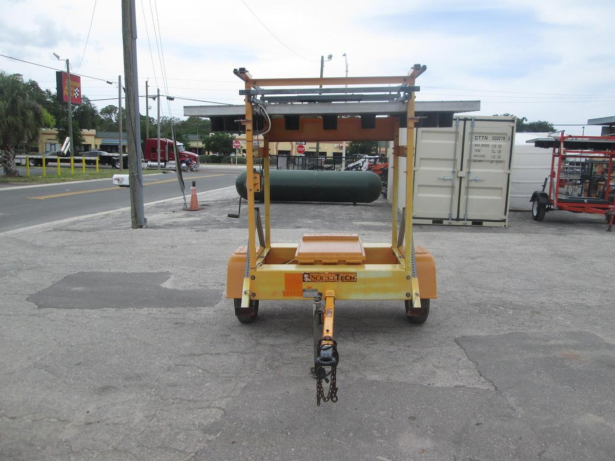 Used Solar Tech Arrow Board Trailer