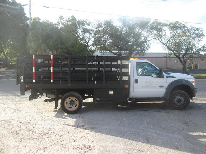 Used 2014 Ford F550 Flatbed Truck