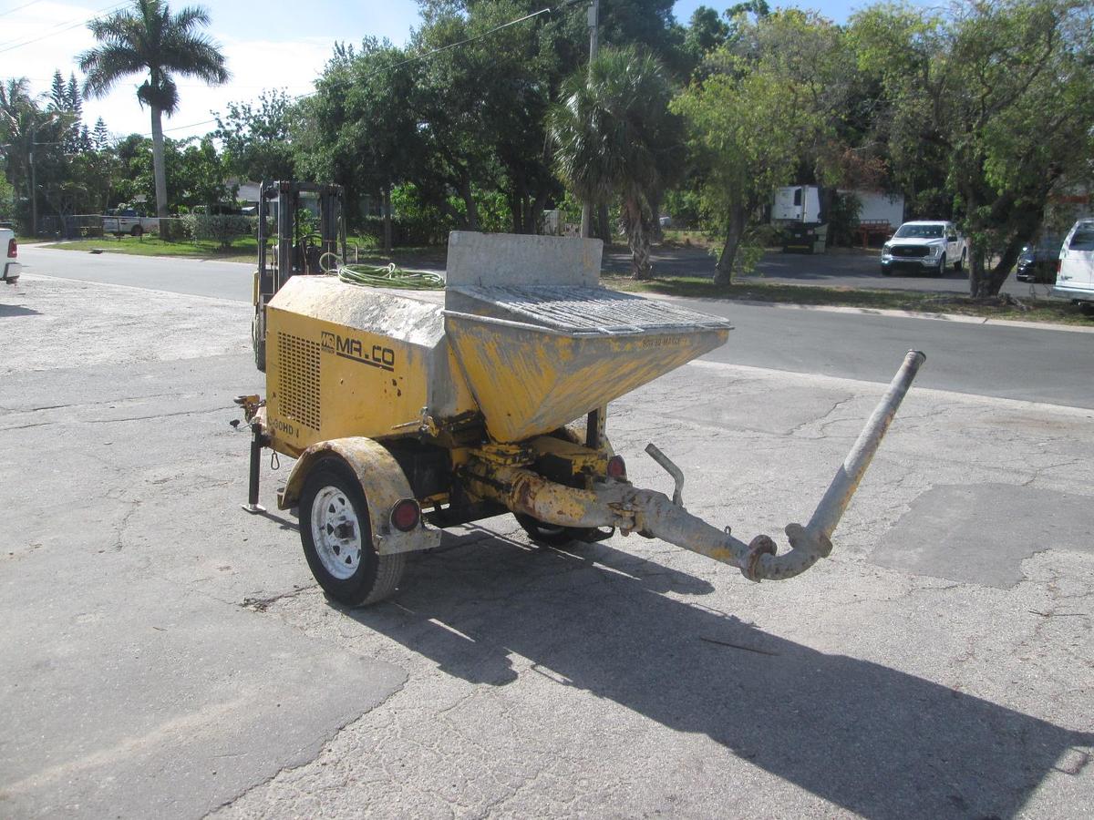 Used Mayco C-30HDN Towable Concrete Pump